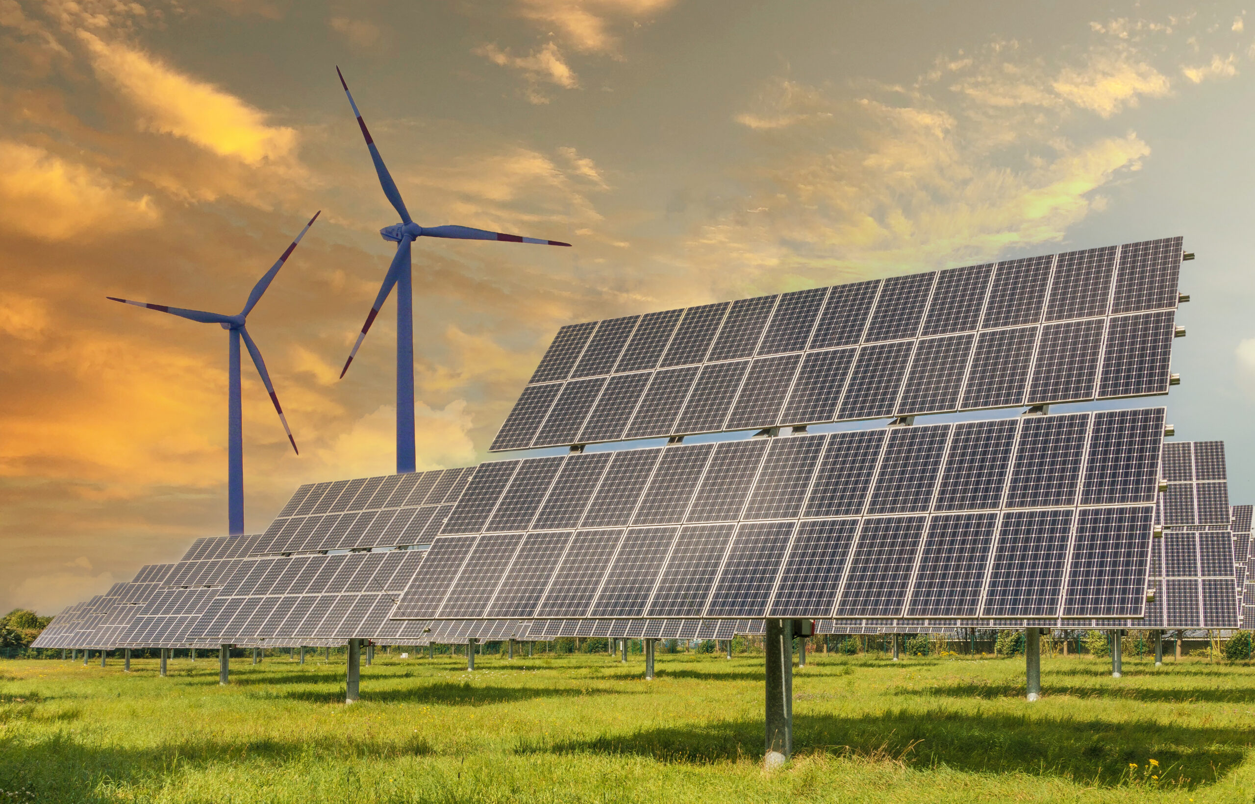 Solar and wind farm